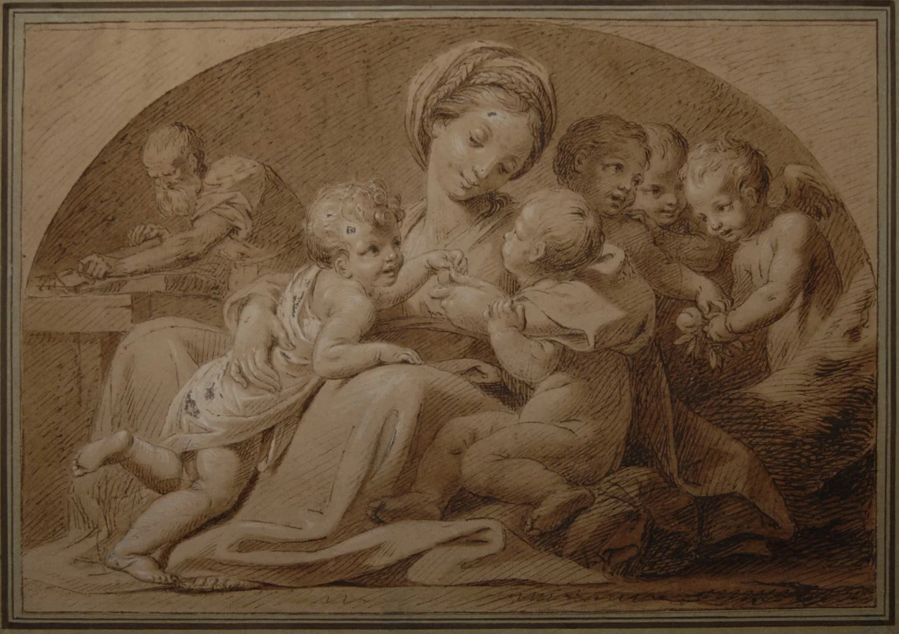 Sacra Famiglia con angeli - Galleria Nazionale di Parma